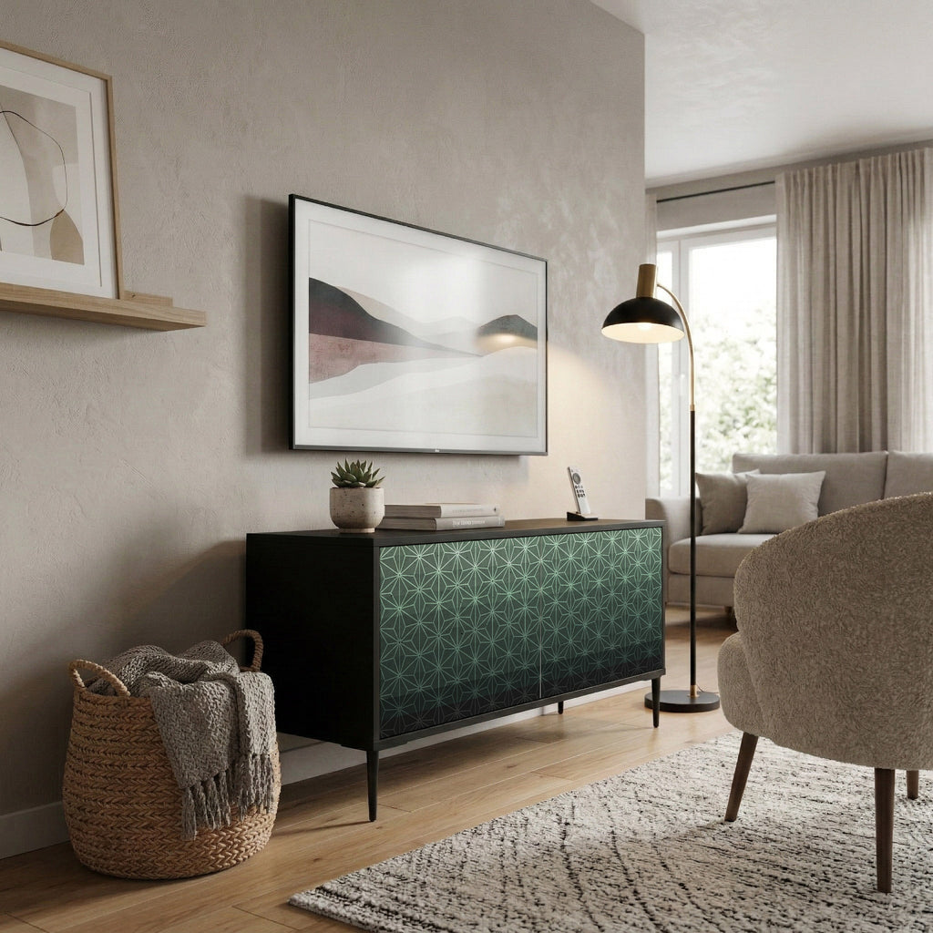 ORNAMENTAL GLIMMER Συμπαγές έπιπλο τηλεόρασης 2-θυρών