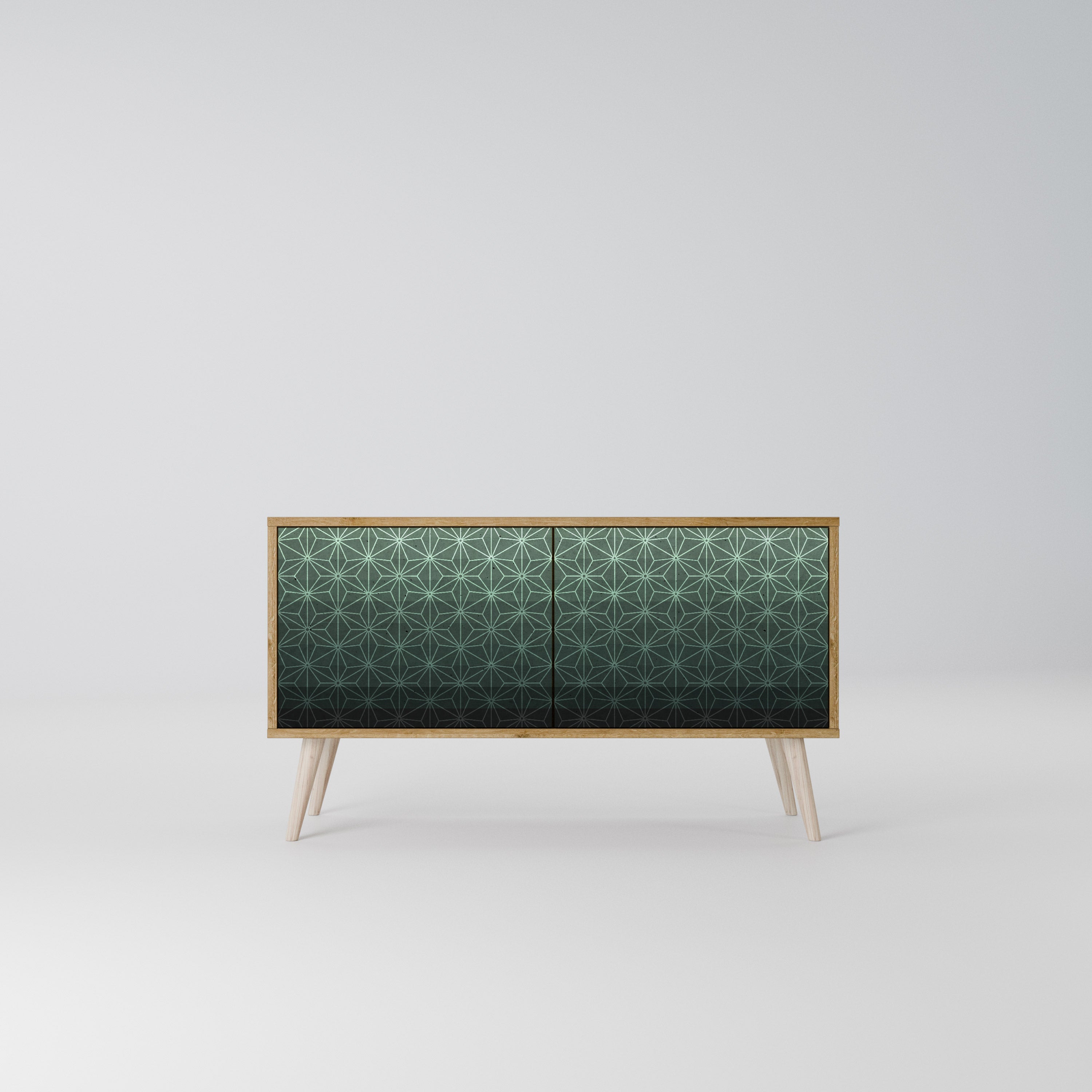 ORNAMENTAL GLIMMER Compact 2-Door TV Cabinet