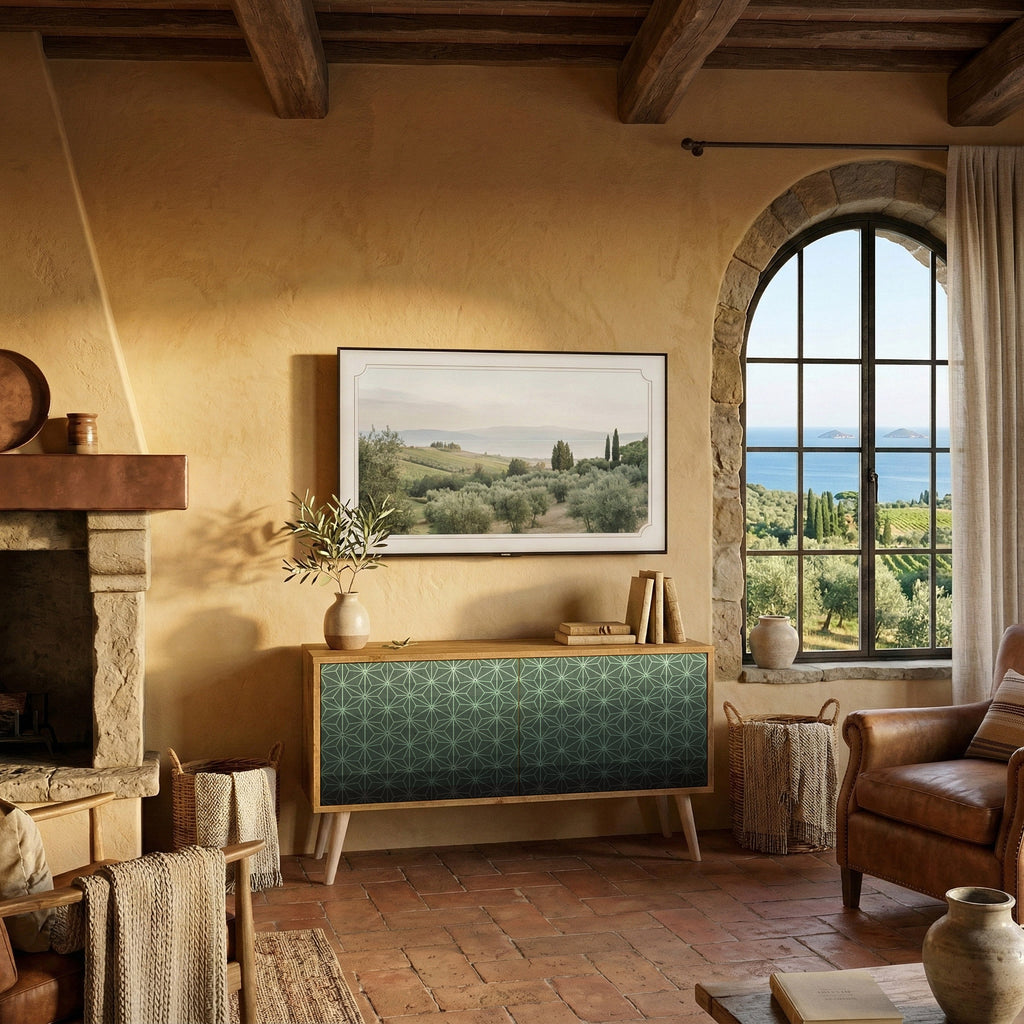 ORNAMENTAL GLIMMER Συμπαγές έπιπλο τηλεόρασης 2-θυρών