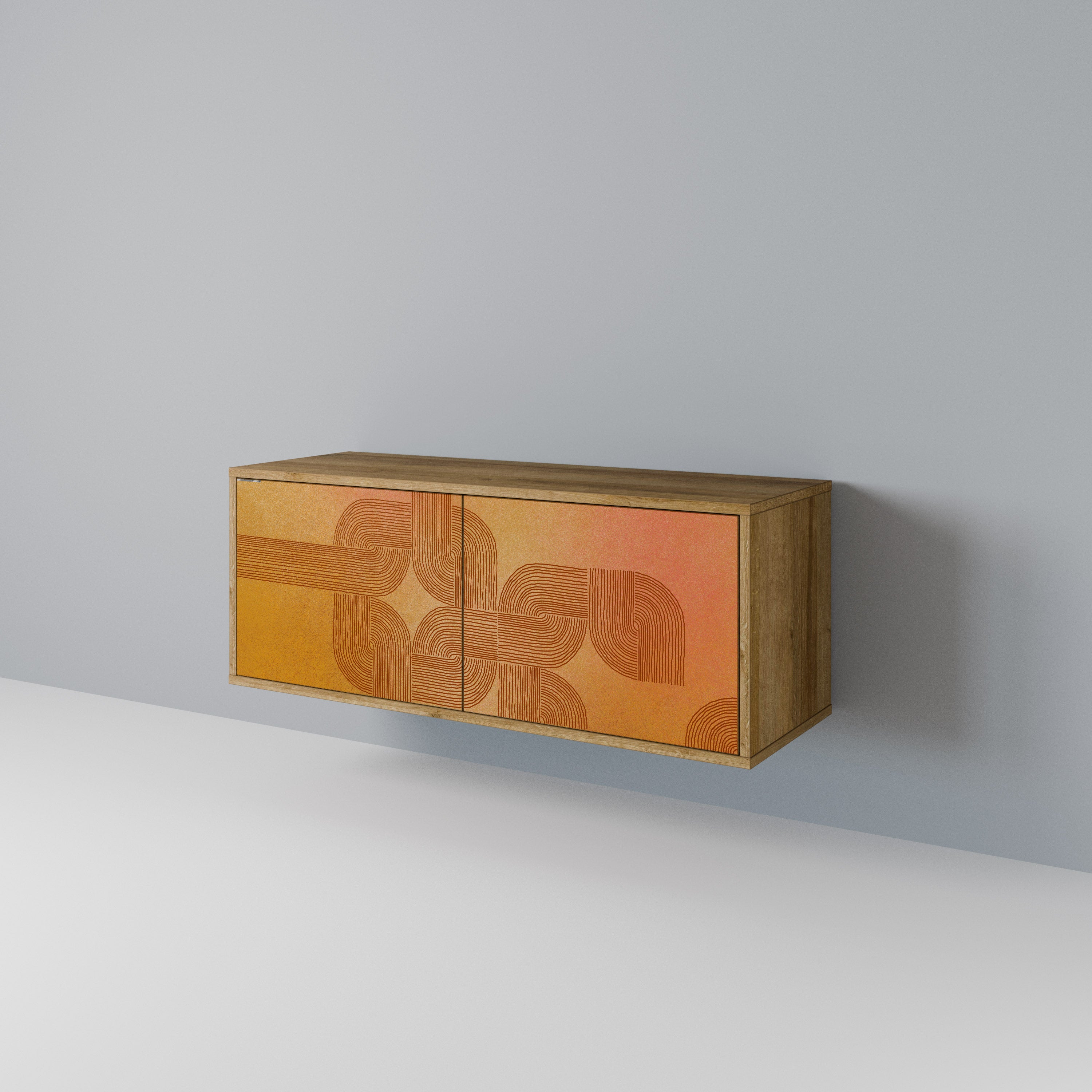 STRENGTHENING RELATION Συμπαγές έπιπλο τηλεόρασης 2-θυρών