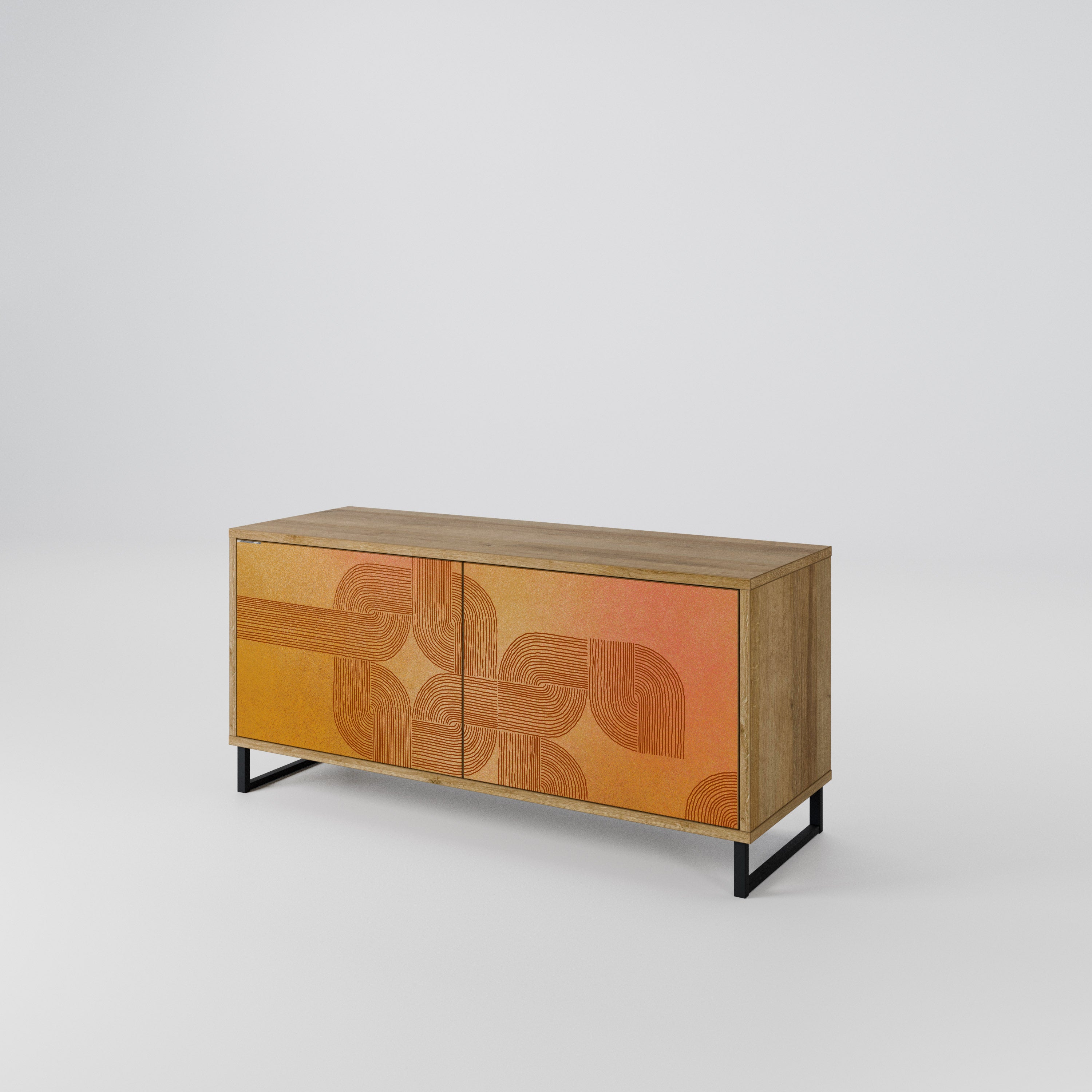 STRENGTHENING RELATION Συμπαγές έπιπλο τηλεόρασης 2-θυρών