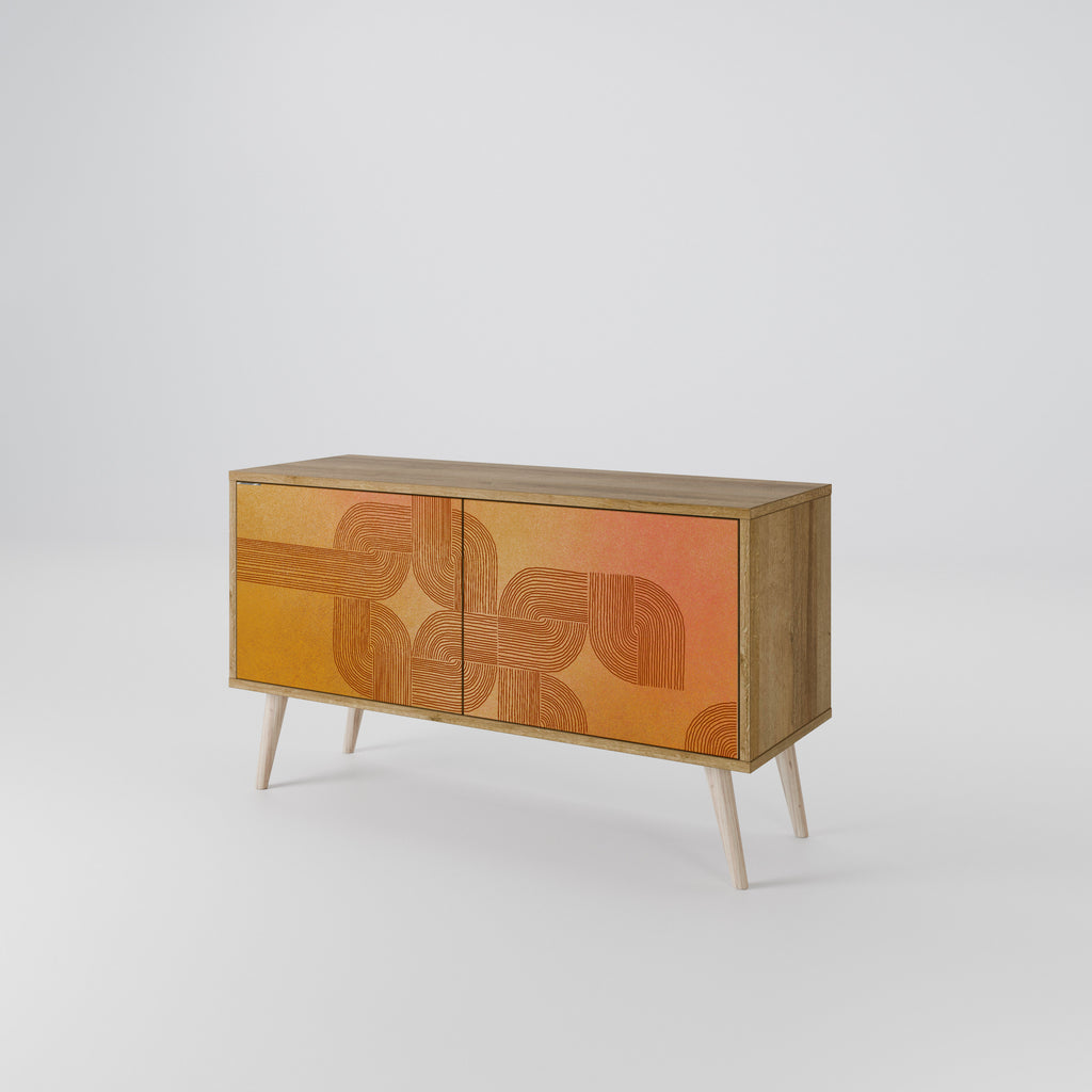 STRENGTHENING RELATION Συμπαγές έπιπλο τηλεόρασης 2-θυρών