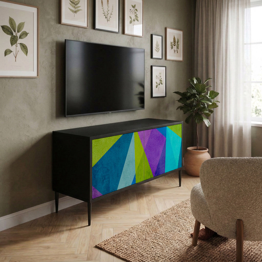 COLD SHOWCASE Συμπαγές έπιπλο τηλεόρασης 2-θυρών