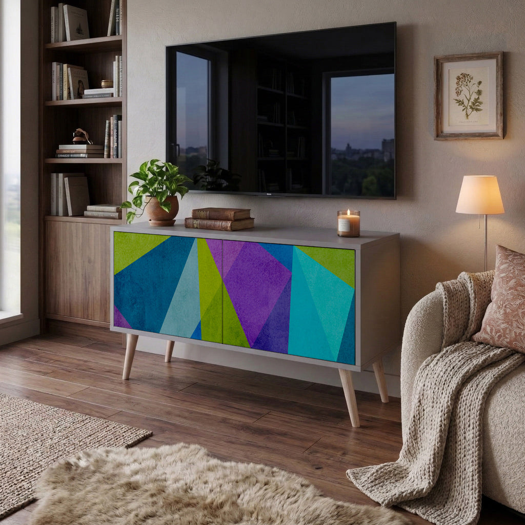 COLD SHOWCASE Συμπαγές έπιπλο τηλεόρασης 2-θυρών