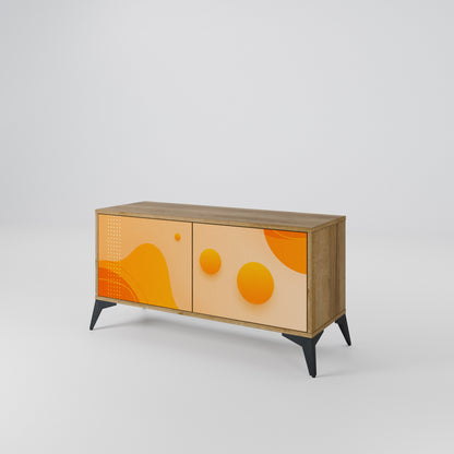 ORANGE ARRANGEMENT Συμπαγές έπιπλο τηλεόρασης 2-θυρών
