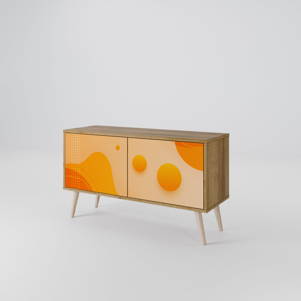 ORANGE ARRANGEMENT Συμπαγές έπιπλο τηλεόρασης 2-θυρών