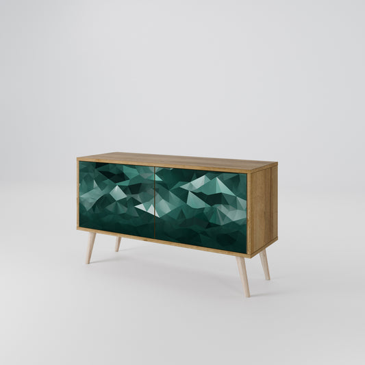 POLYGONAL FLOATING Συμπαγές έπιπλο τηλεόρασης 2-θυρών