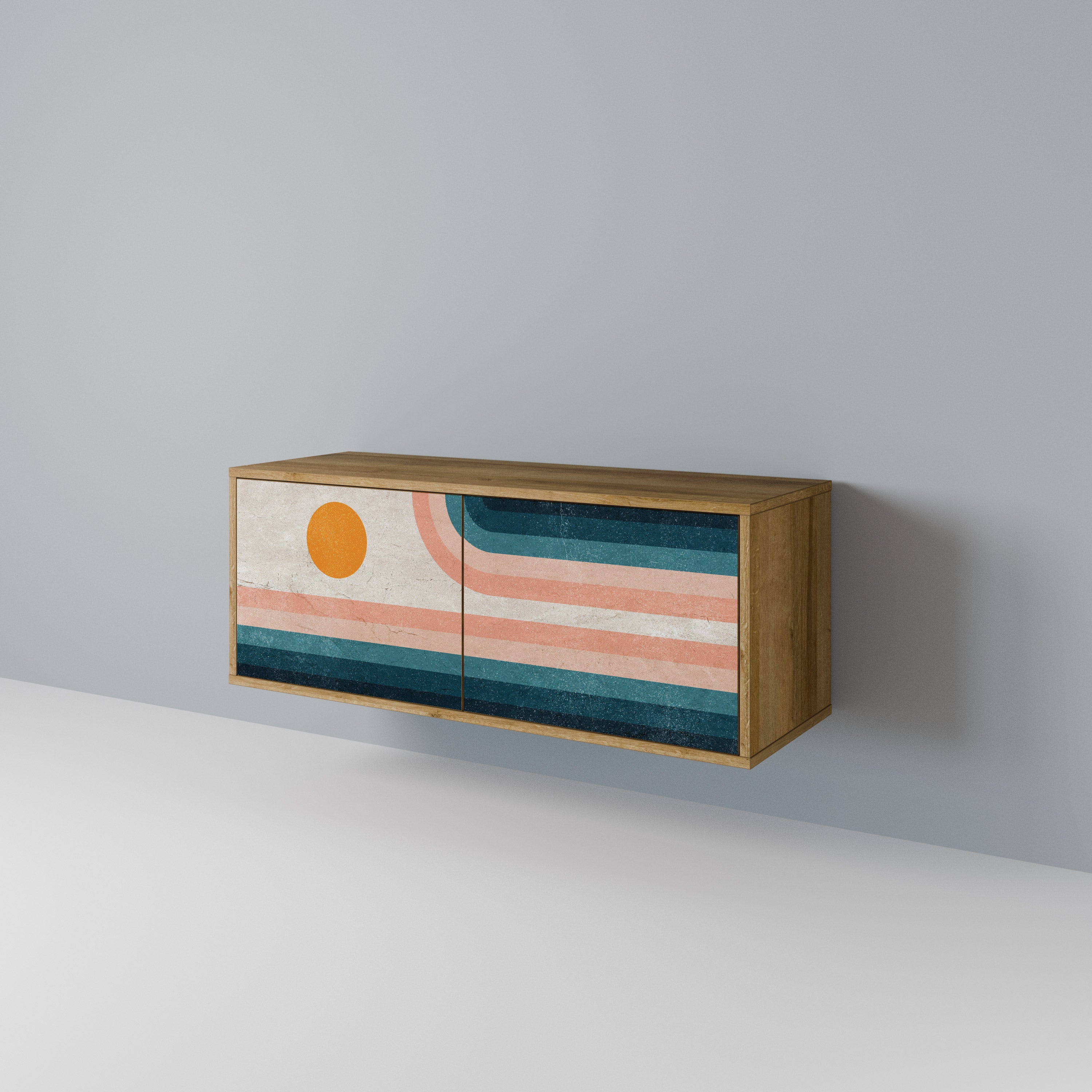 TWO HALVES Συμπαγές έπιπλο τηλεόρασης 2-θυρών