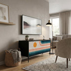 TWO HALVES Συμπαγές έπιπλο τηλεόρασης 2-θυρών