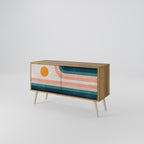 TWO HALVES Συμπαγές έπιπλο τηλεόρασης 2-θυρών