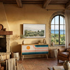 TWO HALVES Συμπαγές έπιπλο τηλεόρασης 2-θυρών