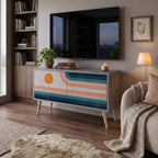 TWO HALVES Συμπαγές έπιπλο τηλεόρασης 2-θυρών