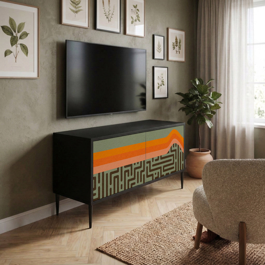 SIMPLE SOLUTIONS Compact 2-Door TV Cabinet