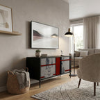 GRAY FIGURES Συμπαγές έπιπλο τηλεόρασης 2-θυρών