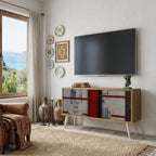 GRAY FIGURES Συμπαγές έπιπλο τηλεόρασης 2-θυρών