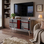 GRAY FIGURES Συμπαγές έπιπλο τηλεόρασης 2-θυρών