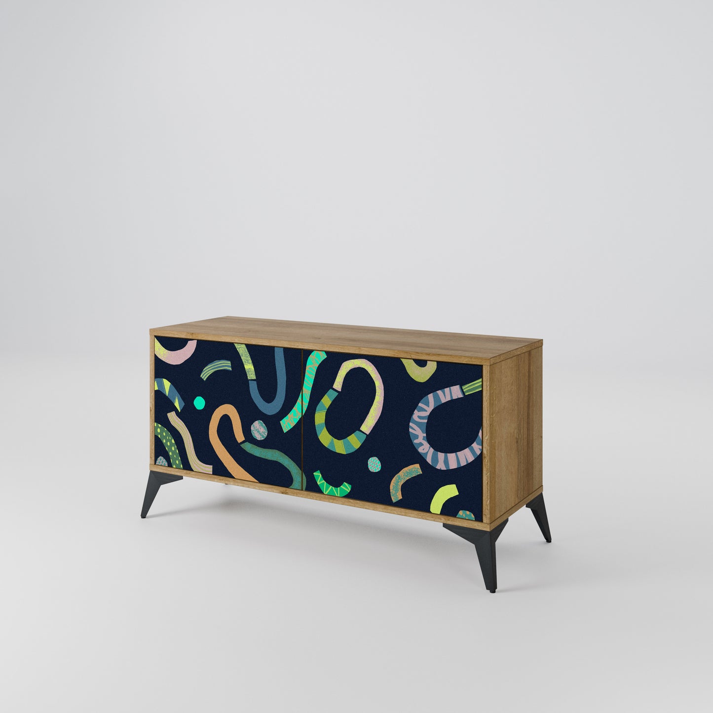 CONTRAST DANCE Compact 2-Door TV Cabinet