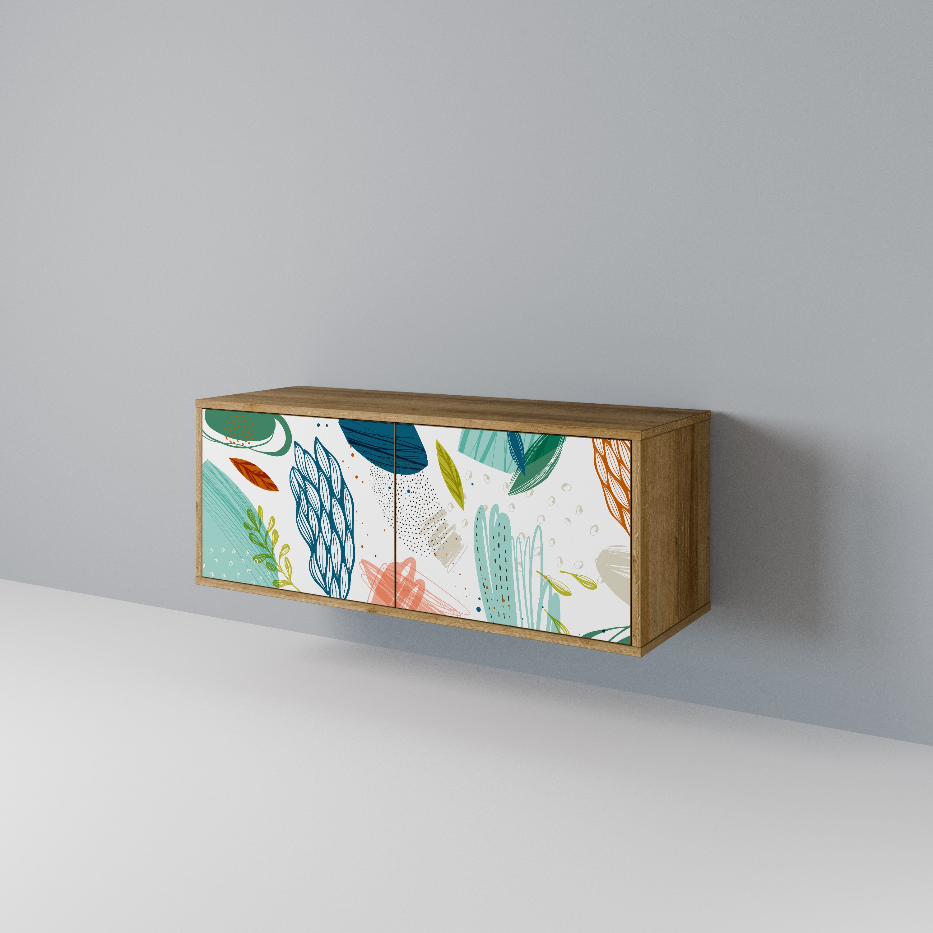 BOTANICAL HURRICANE Συμπαγές έπιπλο τηλεόρασης 2-θυρών