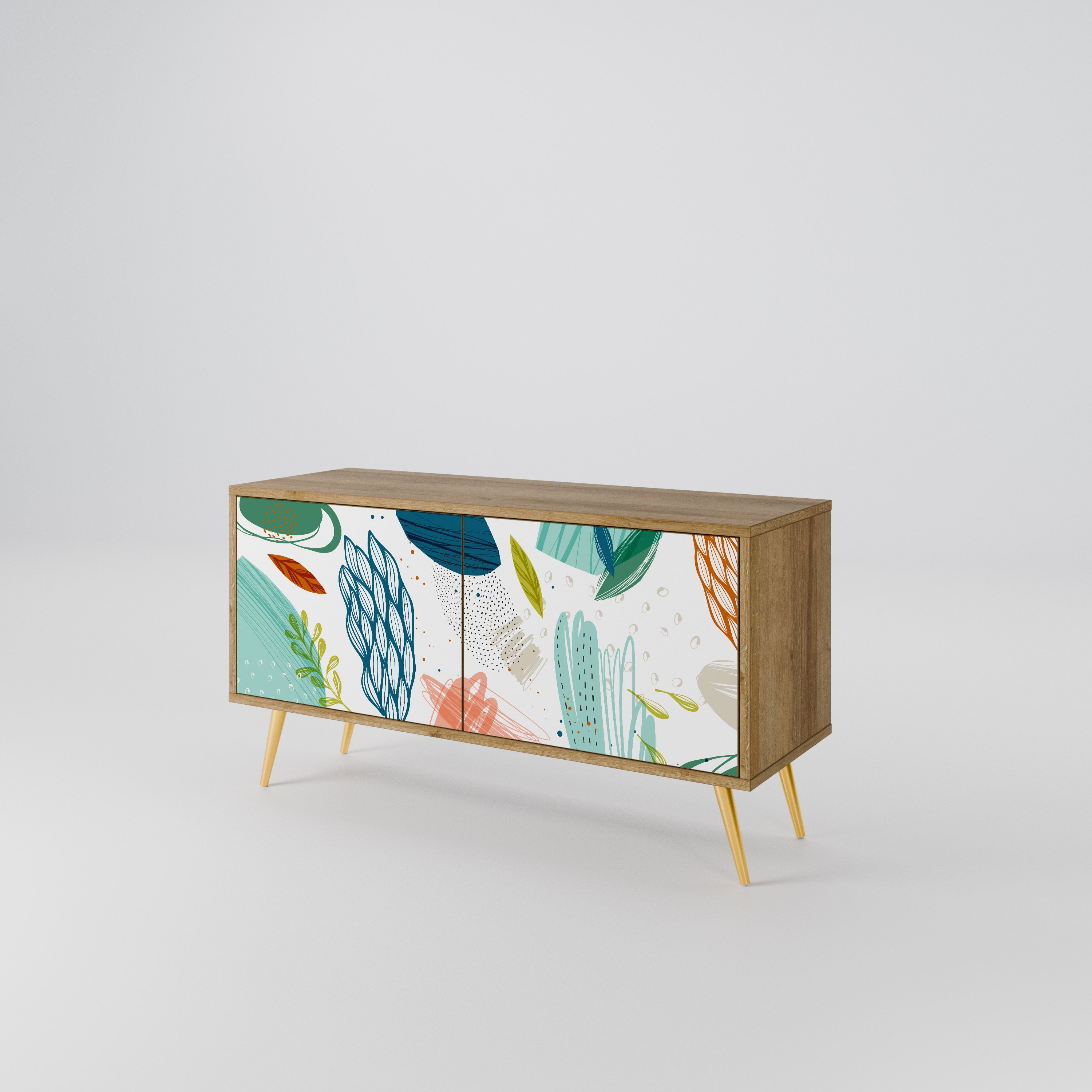 BOTANICAL HURRICANE Συμπαγές έπιπλο τηλεόρασης 2-θυρών