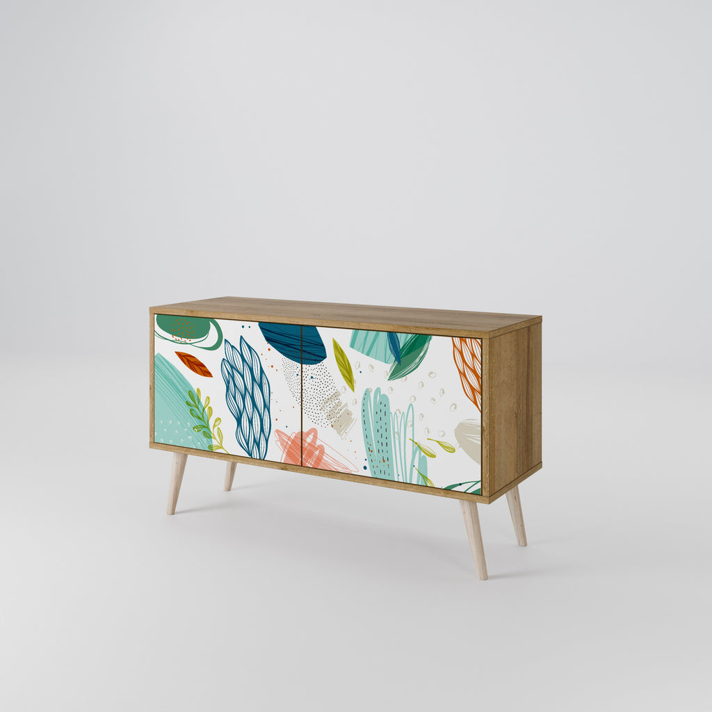 BOTANICAL HURRICANE Συμπαγές έπιπλο τηλεόρασης 2-θυρών