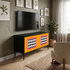TEARS IN HEAVEN Compact 2-Door TV Cabinet