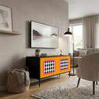 TEARS IN HEAVEN Compact 2-Door TV Cabinet