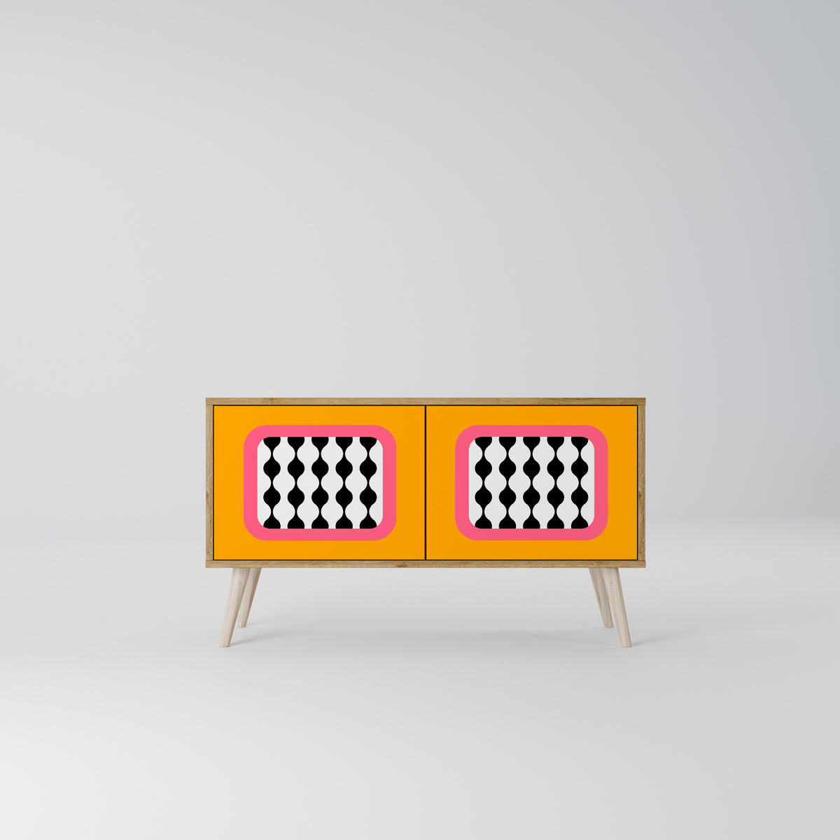 TEARS IN HEAVEN Compact 2-Door TV Cabinet
