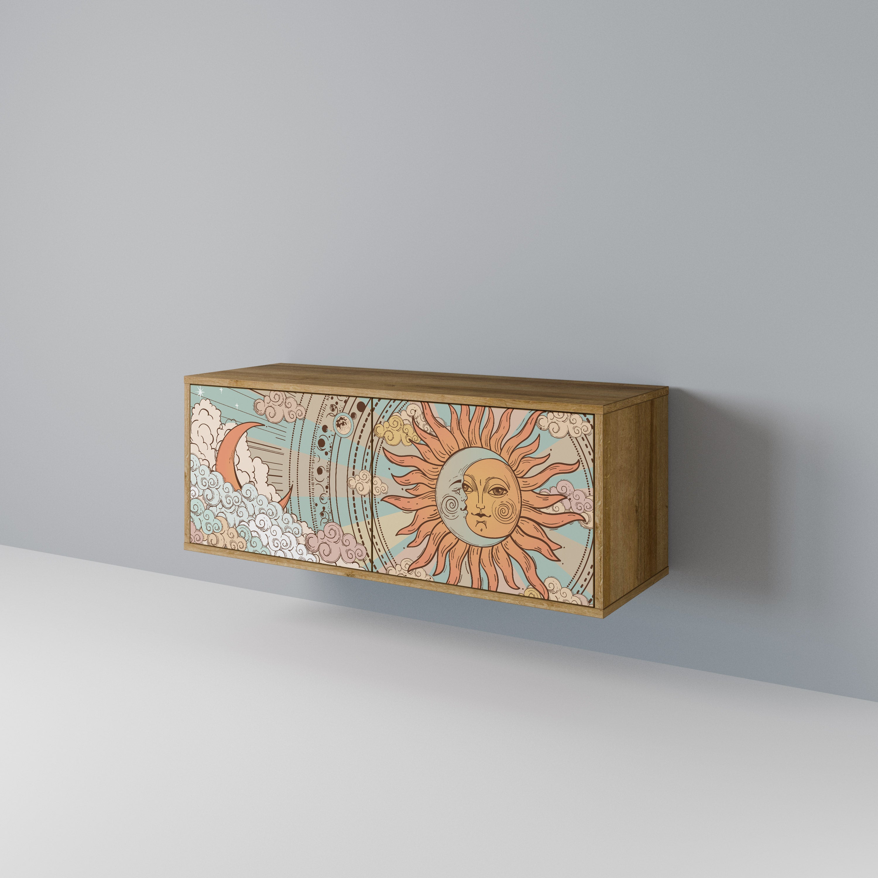 MYSTICAL STRUCTURE Συμπαγές έπιπλο τηλεόρασης 2-θυρών