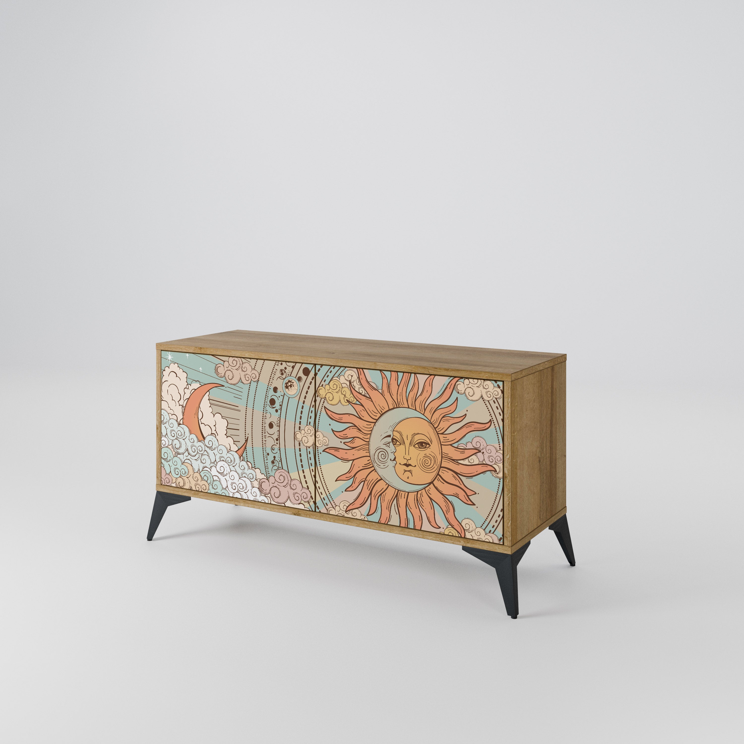 MYSTICAL STRUCTURE Συμπαγές έπιπλο τηλεόρασης 2-θυρών