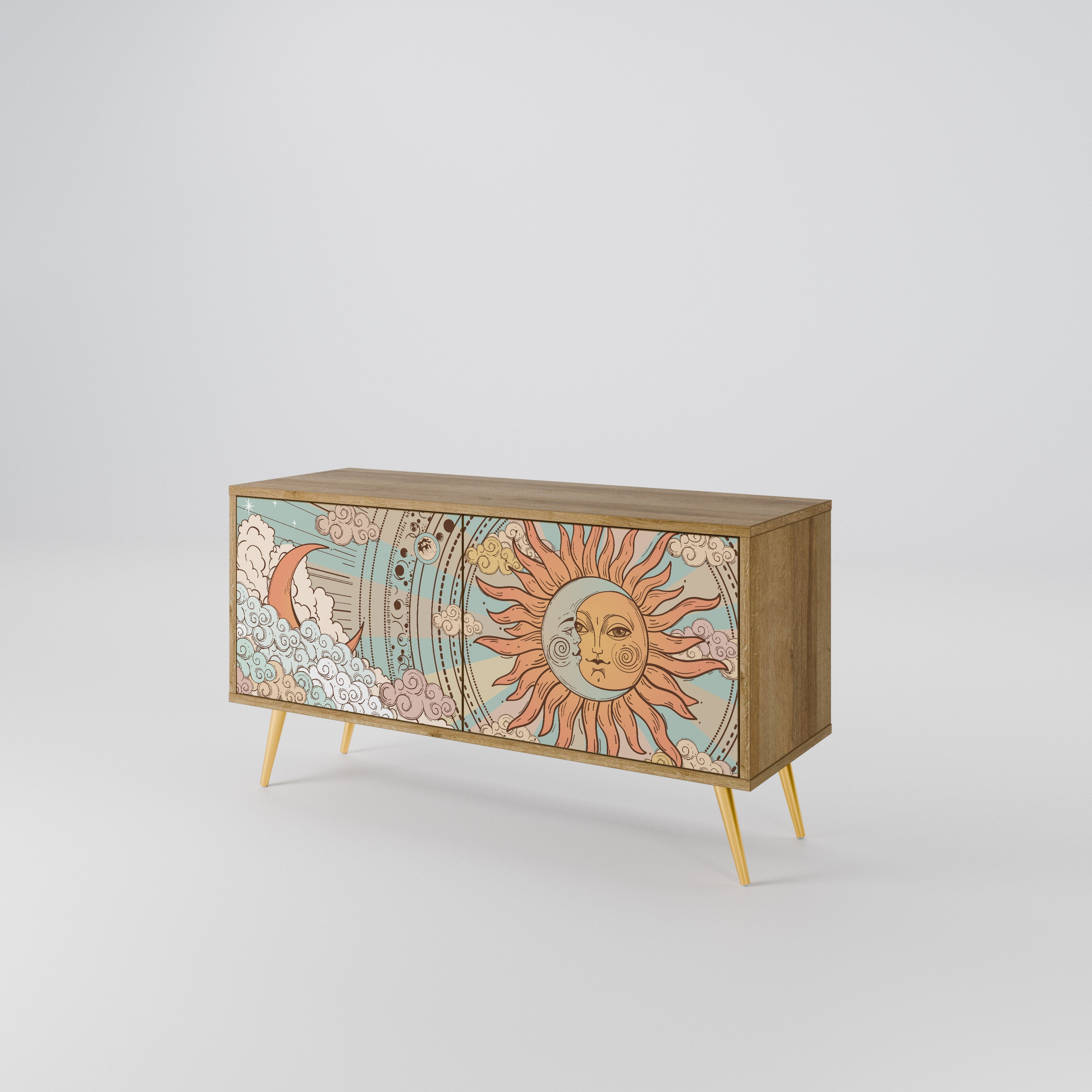 MYSTICAL STRUCTURE Συμπαγές έπιπλο τηλεόρασης 2-θυρών