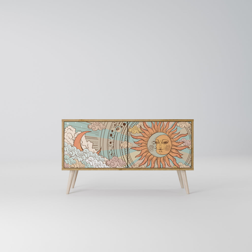 MYSTICAL STRUCTURE Συμπαγές έπιπλο τηλεόρασης 2-θυρών