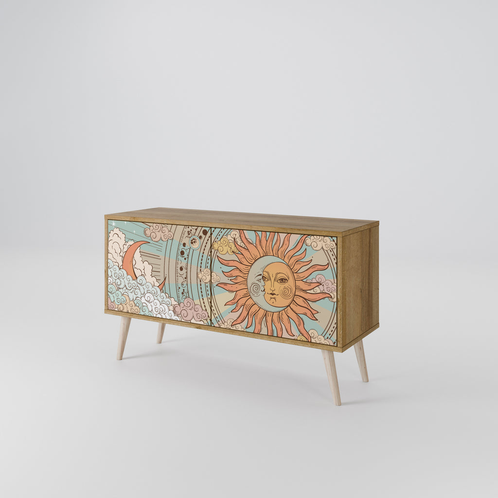 MYSTICAL STRUCTURE Συμπαγές έπιπλο τηλεόρασης 2-θυρών