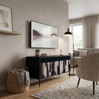 COLLAGE OF RECTANGLES Compact 2-Door TV Cabinet