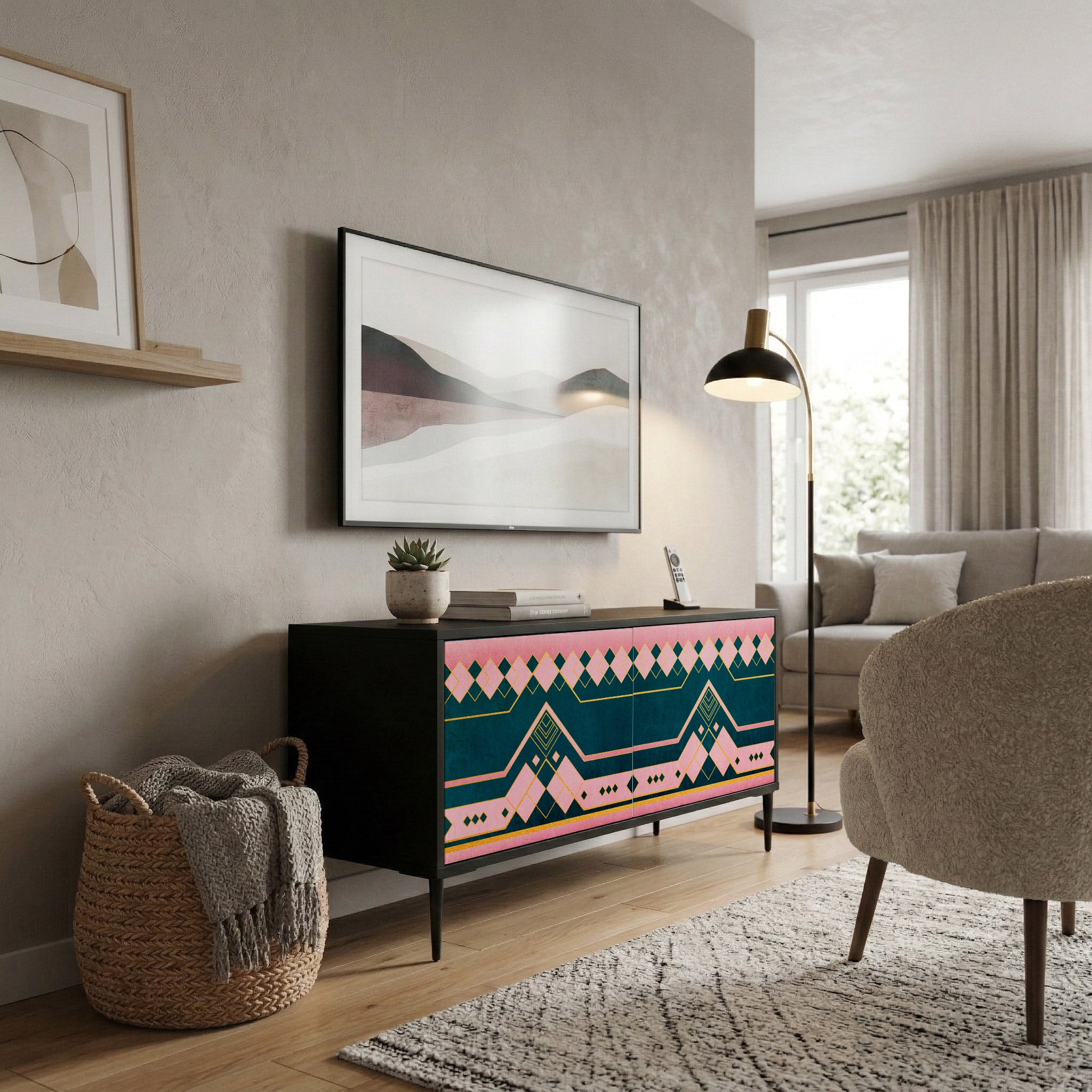 ROYAL COMPOSITION Συμπαγές έπιπλο τηλεόρασης 2-θυρών