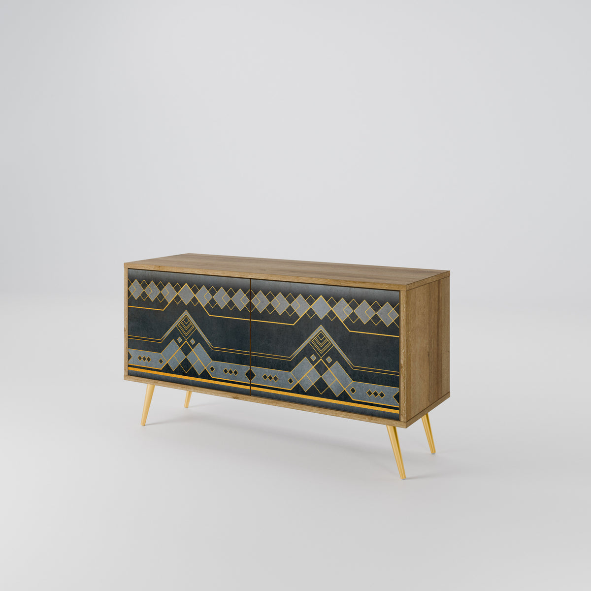 ROYAL ORDINARINESS Compact 2-Door TV Cabinet