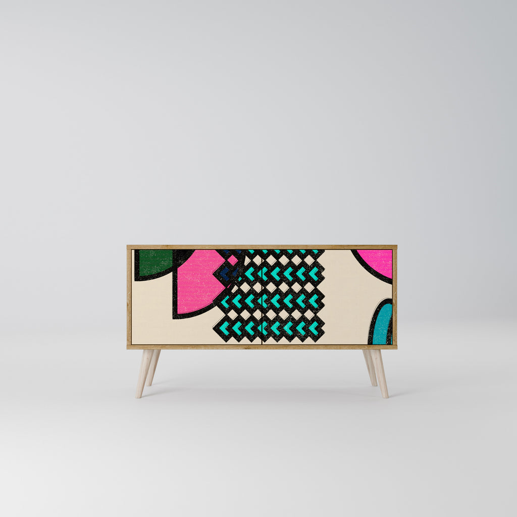 GEOMETRIC RHAPSODY Συμπαγές έπιπλο τηλεόρασης 2-θυρών