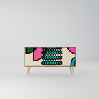 GEOMETRIC RHAPSODY Συμπαγές έπιπλο τηλεόρασης 2-θυρών