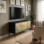 BIRCH KALEIDOSCOPE Compact 2-Door TV Cabinet