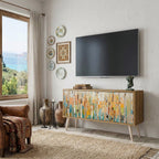 BIRCH KALEIDOSCOPE Compact 2-Door TV Cabinet