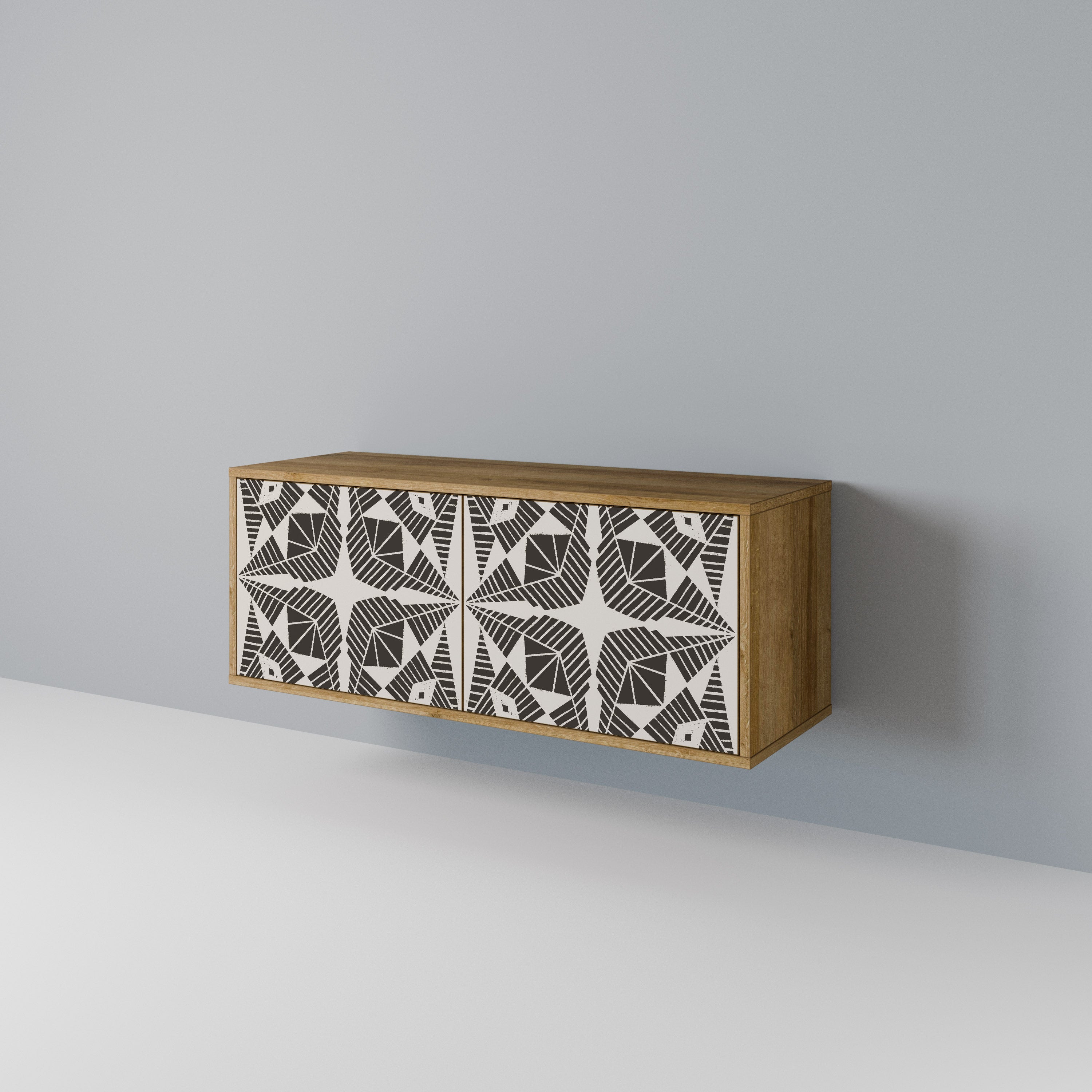 MONOCHROME NEXUS Συμπαγές έπιπλο τηλεόρασης 2-θυρών