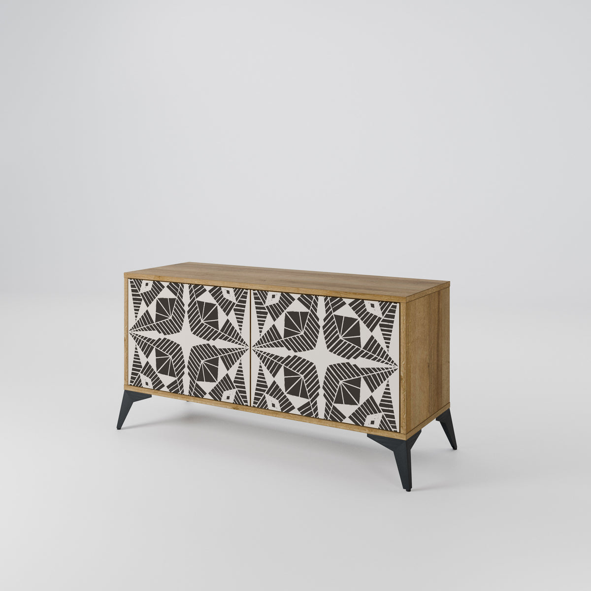 MONOCHROME NEXUS Compact 2-Door TV Cabinet