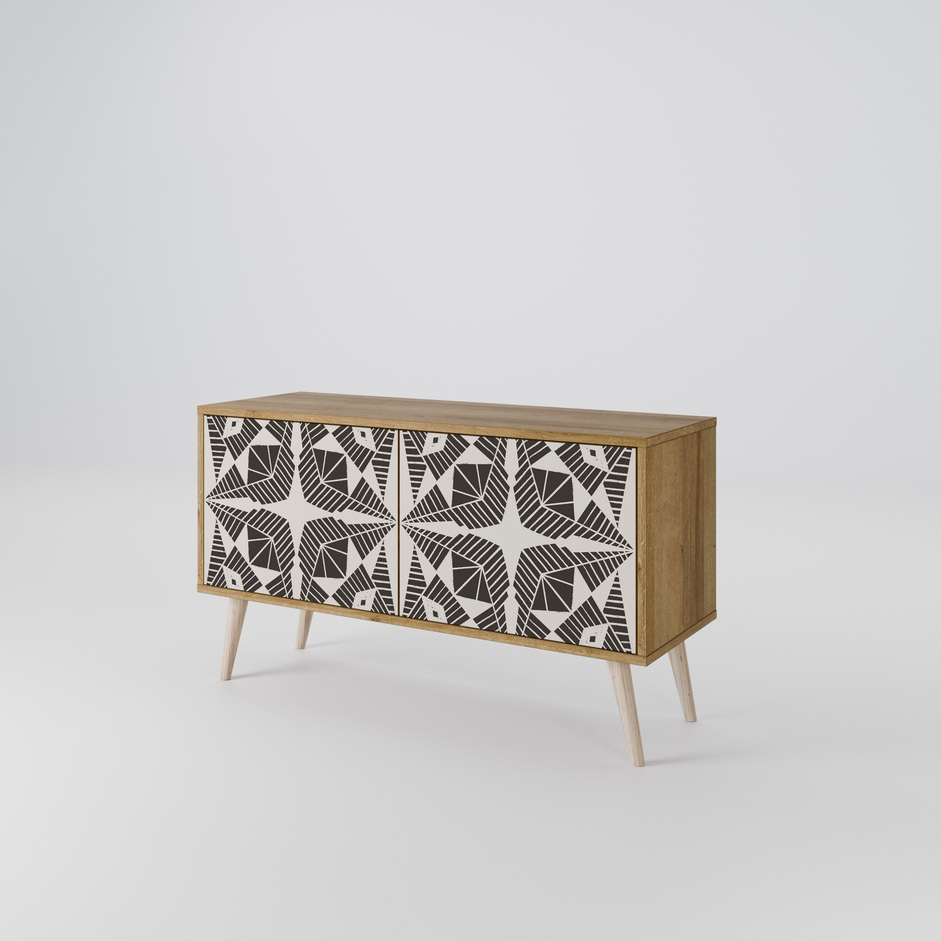 MONOCHROME NEXUS Συμπαγές έπιπλο τηλεόρασης 2-θυρών