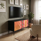 INDIAN FOLK Compact 2-Door TV Cabinet