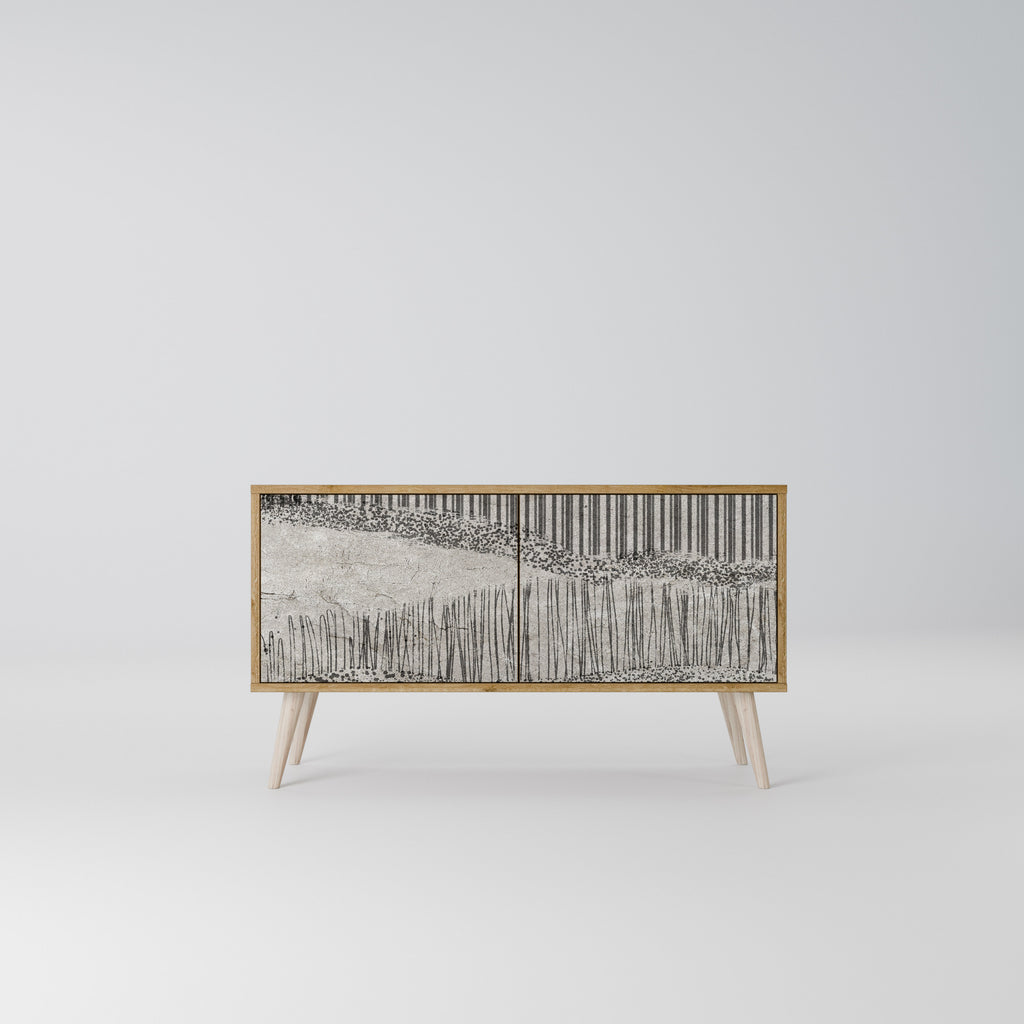 GRAIN LINES Συμπαγές έπιπλο τηλεόρασης 2-θυρών