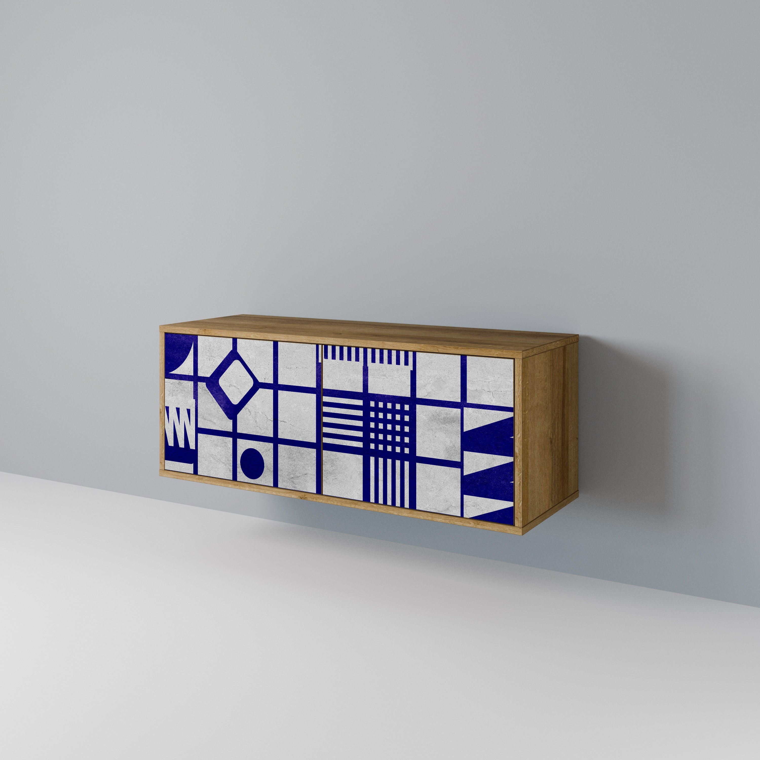 THE RIGHT PLACES Συμπαγές έπιπλο τηλεόρασης 2-θυρών