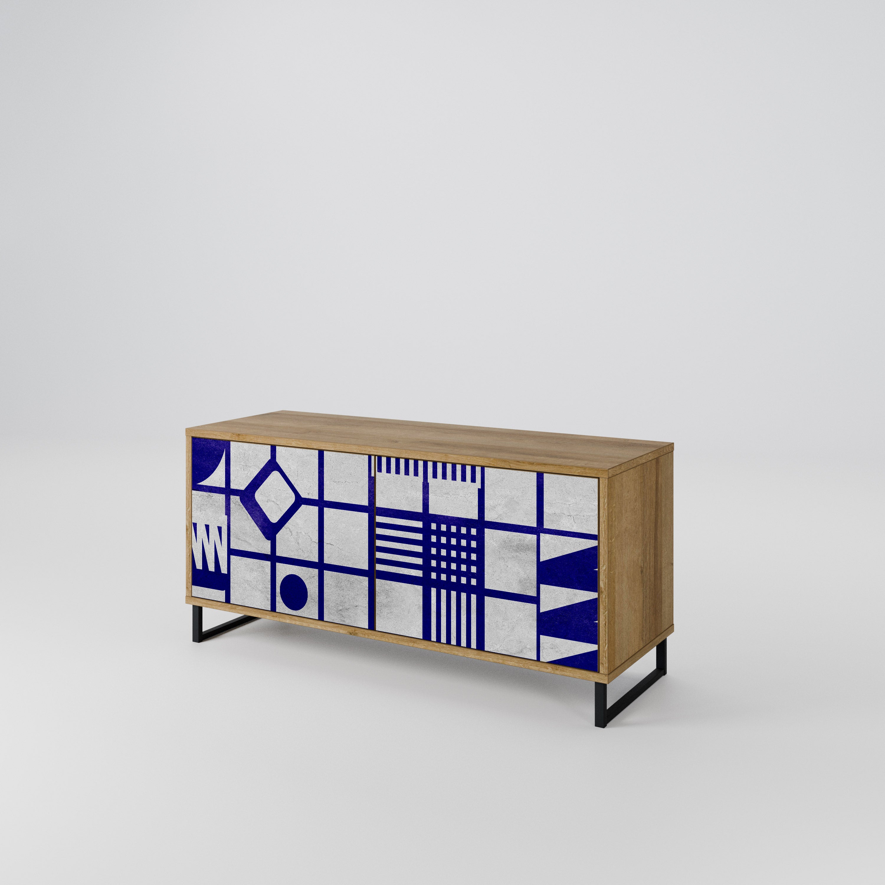 THE RIGHT PLACES Συμπαγές έπιπλο τηλεόρασης 2-θυρών