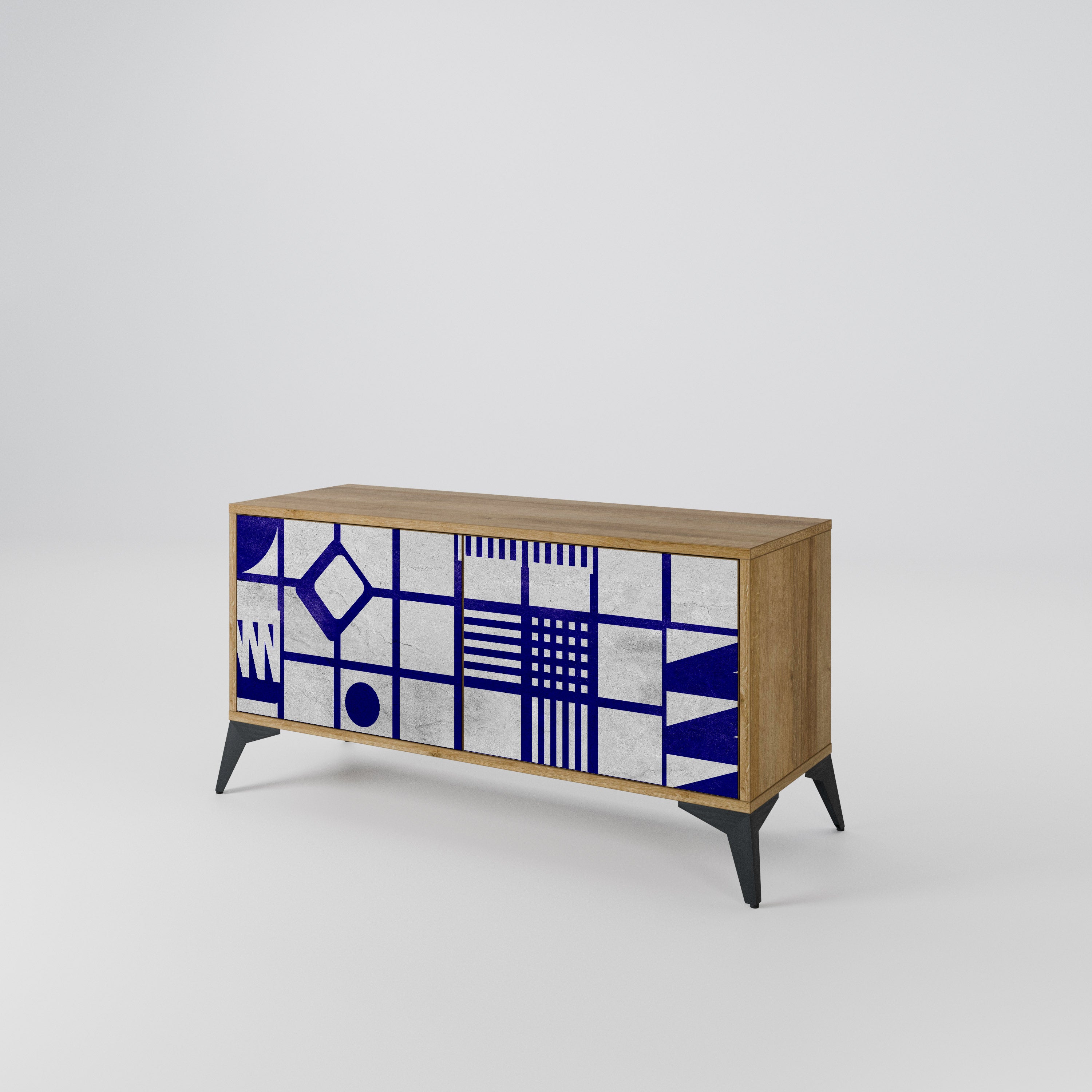 THE RIGHT PLACES Συμπαγές έπιπλο τηλεόρασης 2-θυρών