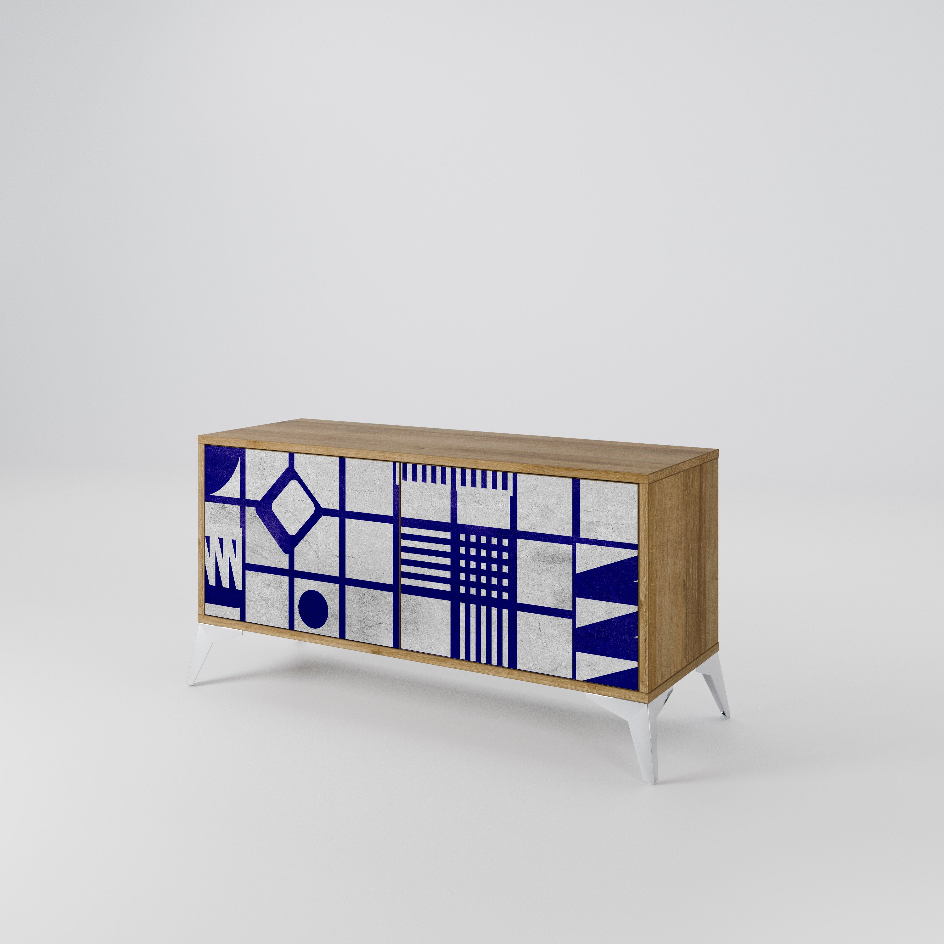 THE RIGHT PLACES Συμπαγές έπιπλο τηλεόρασης 2-θυρών