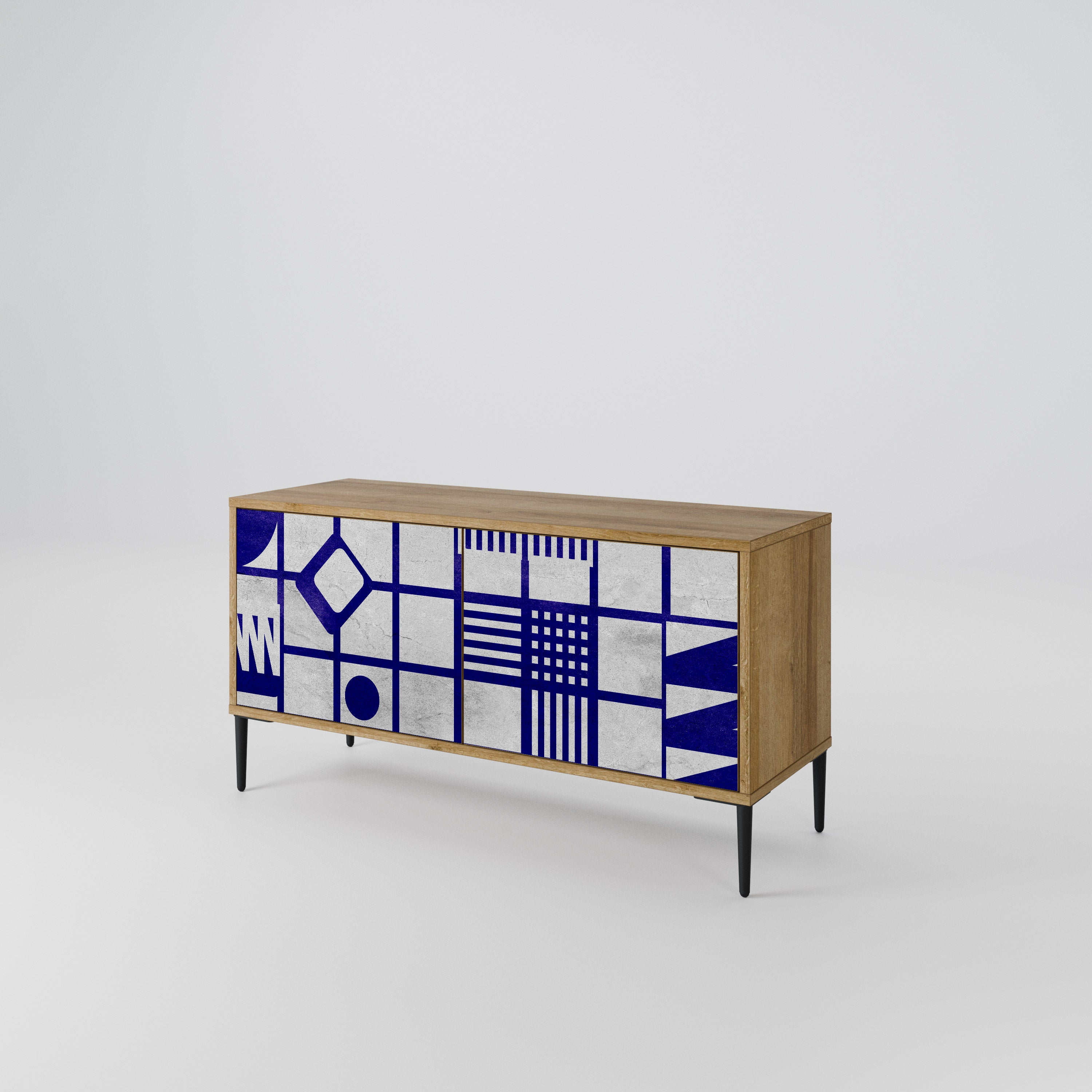 THE RIGHT PLACES Συμπαγές έπιπλο τηλεόρασης 2-θυρών