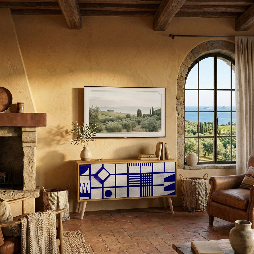 THE RIGHT PLACES Συμπαγές έπιπλο τηλεόρασης 2-θυρών